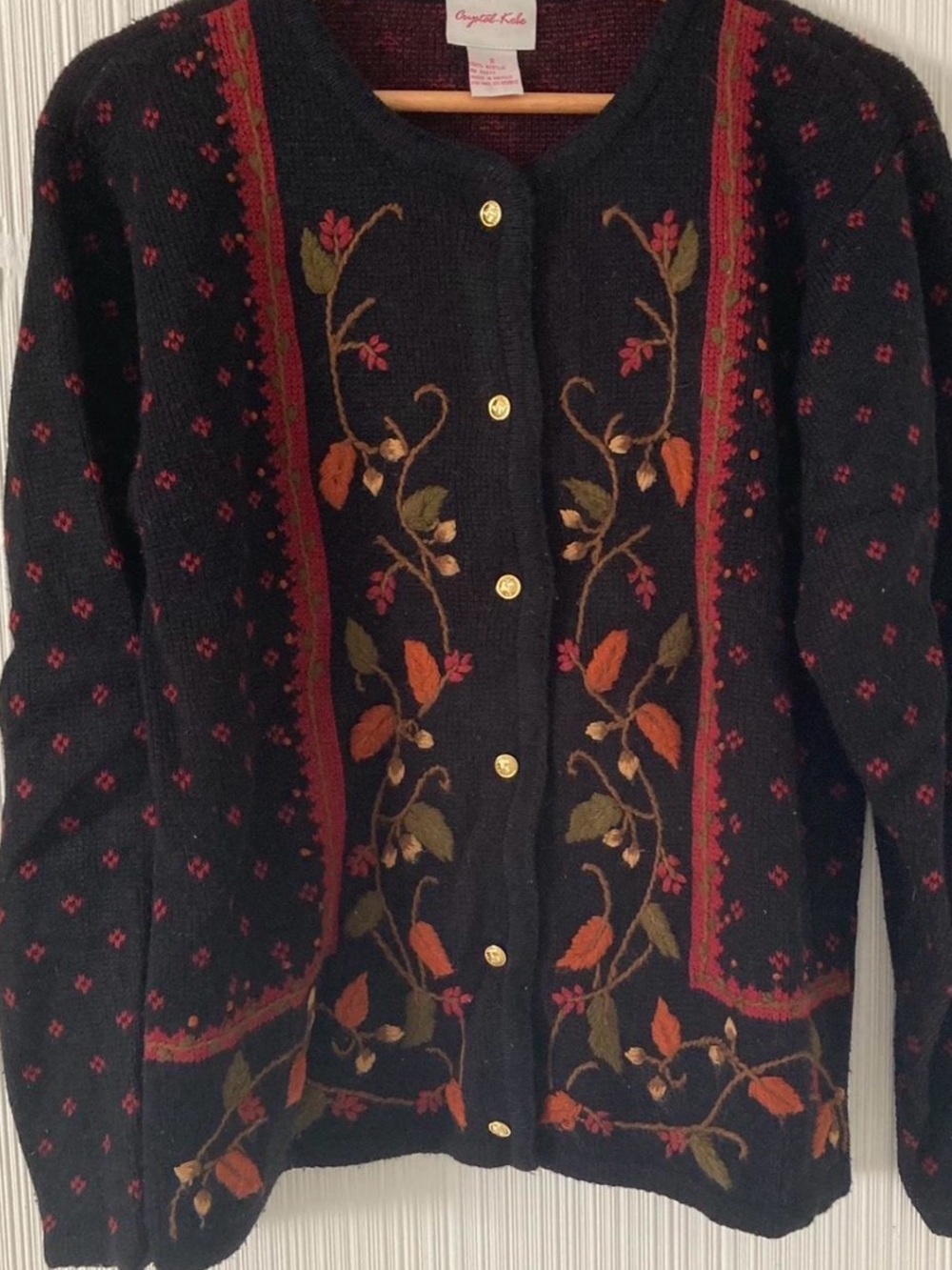 Vintage Crystal-Kobe Autumn Cardigan